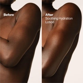 Suave Soothing Hydration non-greasy finish on skin after use