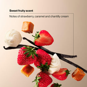 Suave Strawberry Delight packaging six bottles communicates value for family use