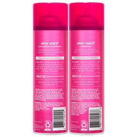Travel-friendly Suave 11 oz cans arranged for on-the-go styling