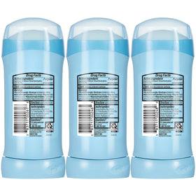 Three-stick Suave variety pack display offering flexible scent options.