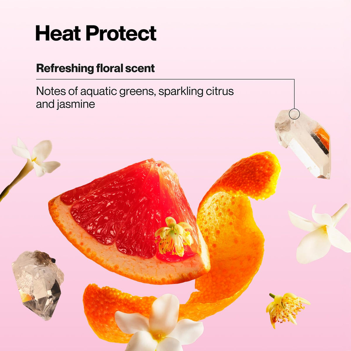 Vitamin-protein infused formula close-up supports healthy styling