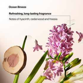 Suave Wild Cherry Blossom bubble-lather close-up shows rich foam and uplifting scent.