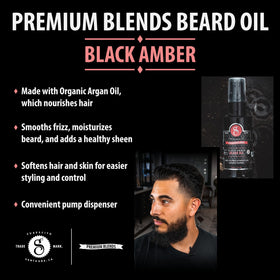 Suavecito Premium Blends Beard Oil with argan oil for lightweight, even coverage.