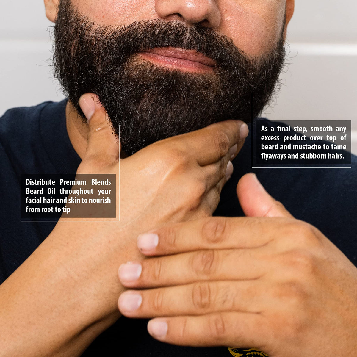 Black Amber fragrance notes prominent in Suavecito Premium Blends Beard Oil.