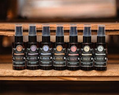 Healthy-looking beard with Suavecito Premium Blends Beard Oil finish.