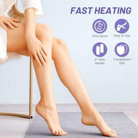 Subay dual-barrel heater heats wax quickly for busy salons.