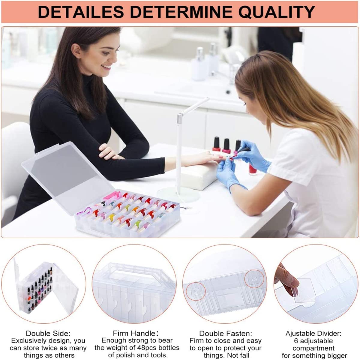 SUBAY organizer usable both horizontally and vertically to save space
