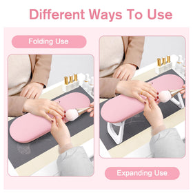 SUBAY Nail Arm Rest ergonomic-design highlights comfortable positioning during detailed manicures.