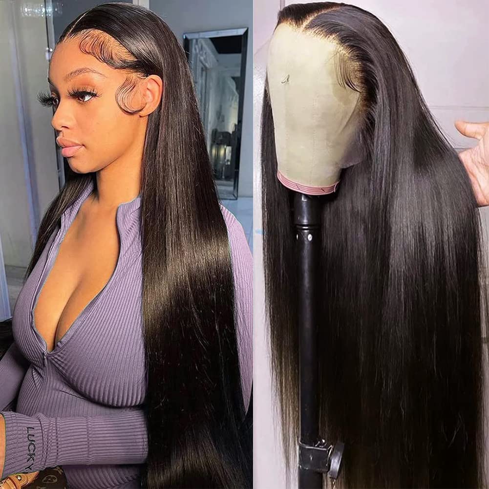 Subella HD lace-front wig 26inch straight shows natural length for daily styling