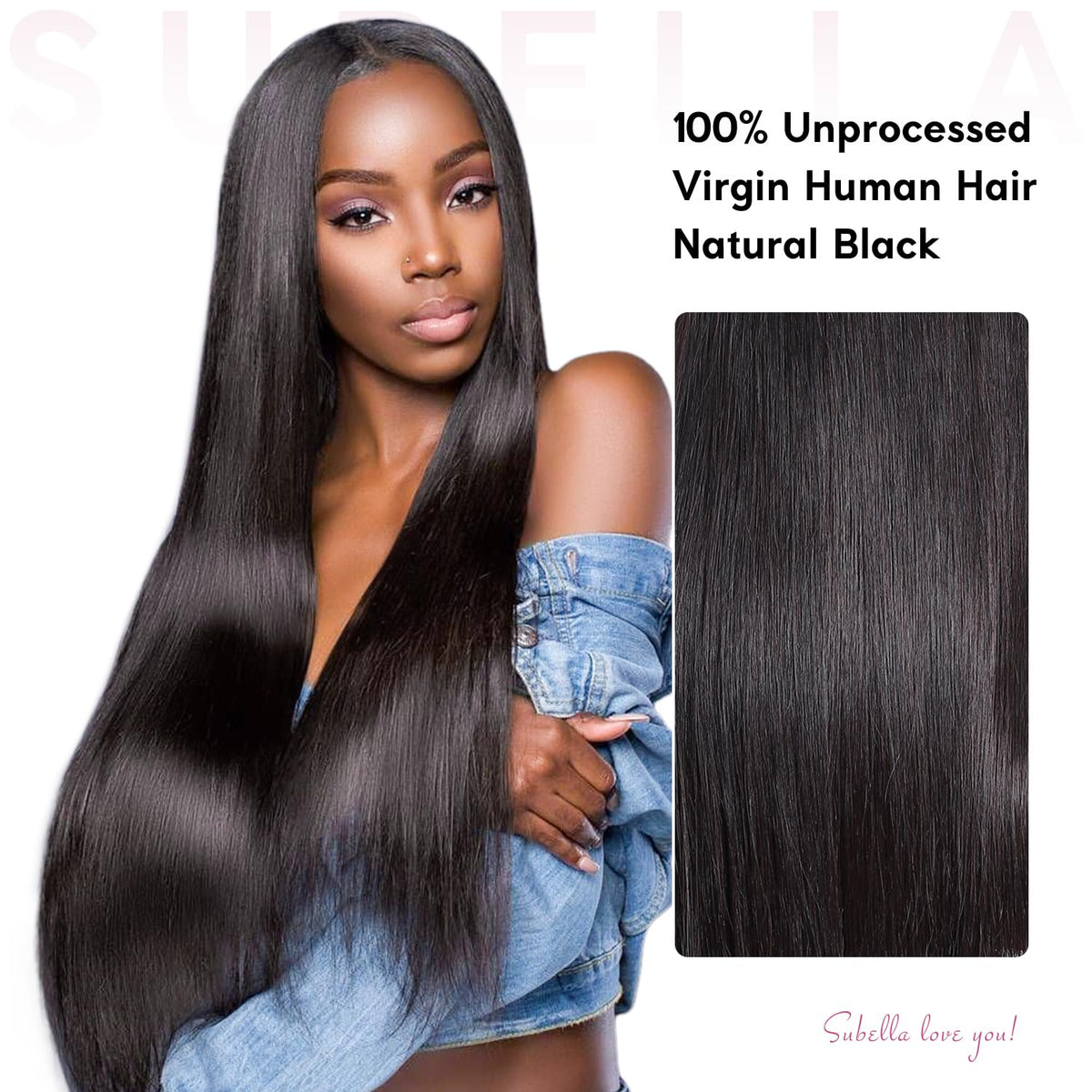 Subella 12A Brazilian hair feels soft with no odor