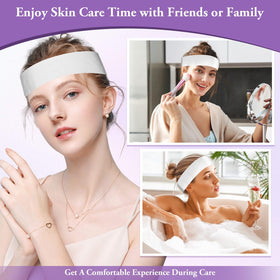 Ideal for spa or home facials with hair neatly kept away.