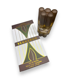 SUCHEL FOREVER Vegueros EDP bottle on wood, evoking heritage and timeless style.