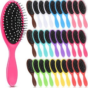 Suclain 30-pack detangling brushes in vibrant colors for family replacements