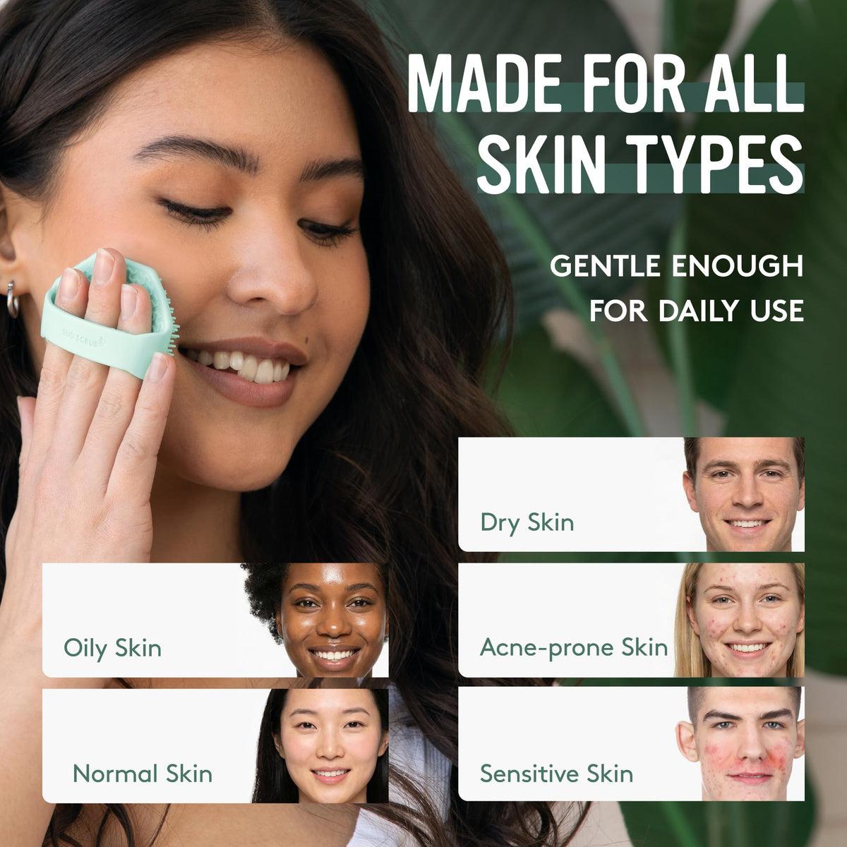 Sud Scrub ready for daily skincare routine use.