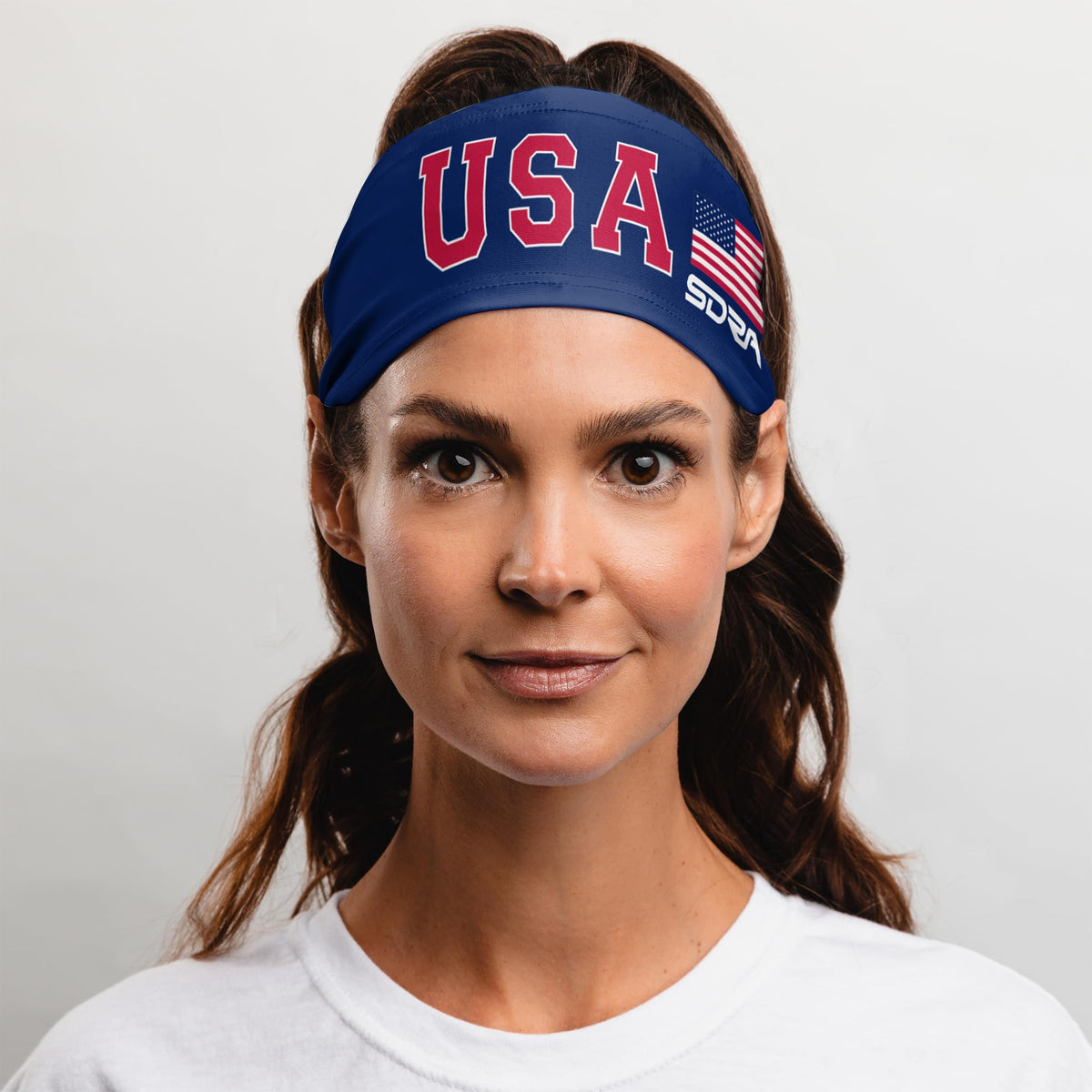 Suddora non-slip headband stays in place during intense workouts.