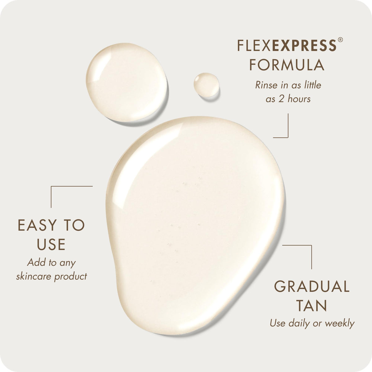 Mixing glow drops into moisturizer to customize your glow