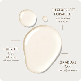 Mixing glow drops into moisturizer to customize your glow