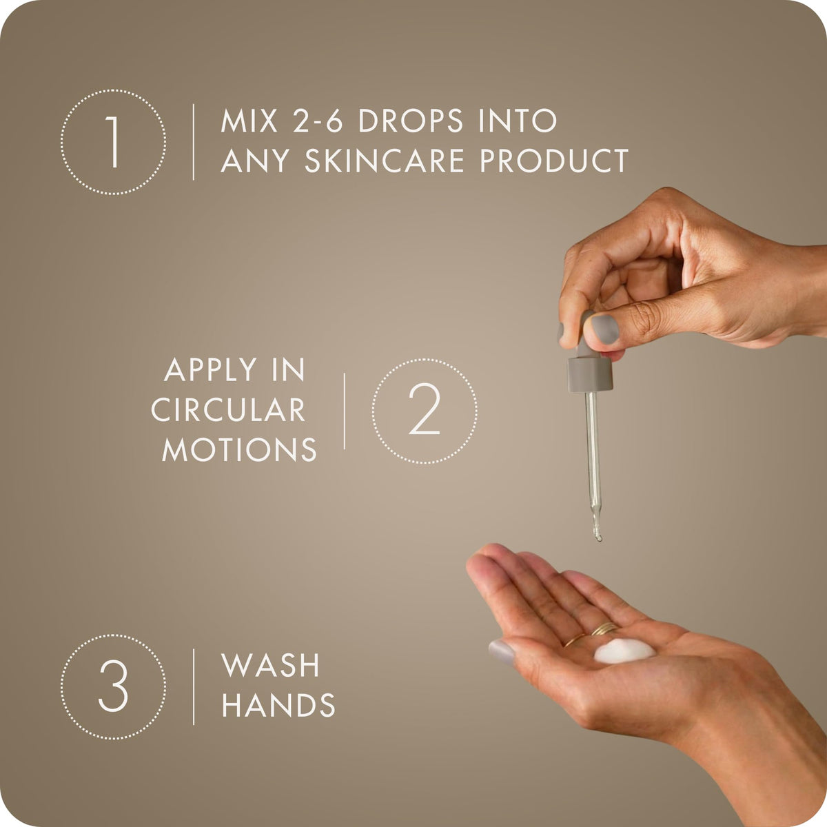 Sugared + Bronzed glow drops with dropper for easy shade control