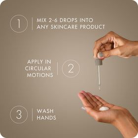 Sugared + Bronzed glow drops with dropper for easy shade control