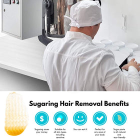 Sugaring NYC medium paste for Brazilian area provides thorough removal with minimal irritation