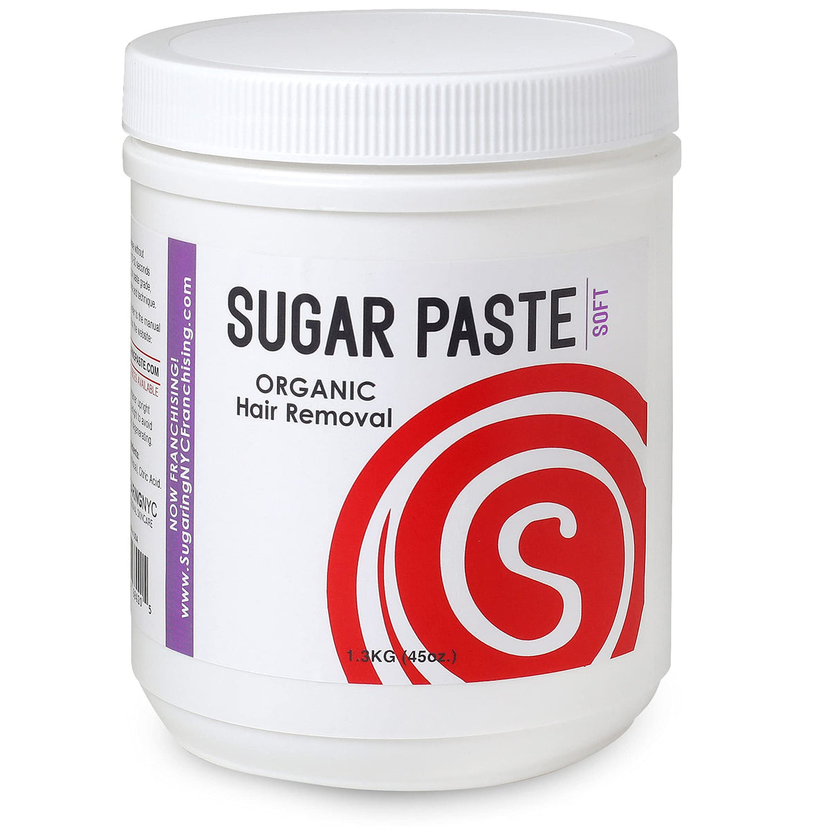 Sugaring NYC paste packaging front for easy at-home hair removal