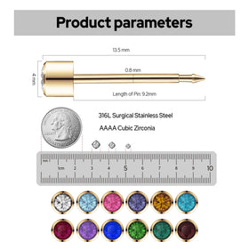 SugarTang safety back disposable ear piercing gun for safe single-use piercing.