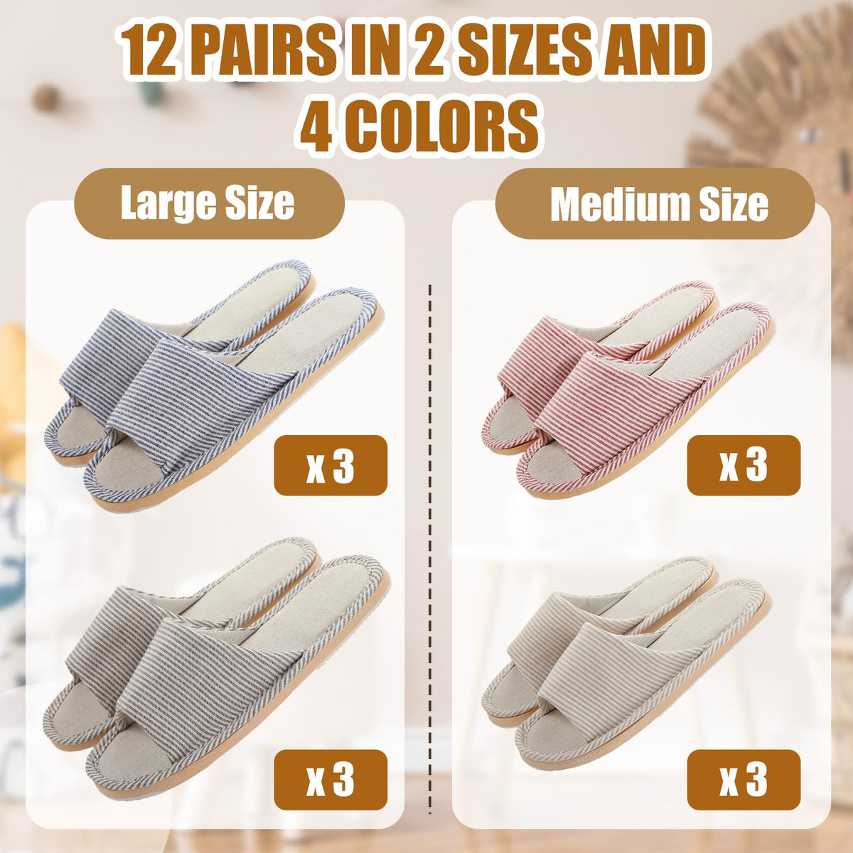 Suhine nonslip EVA sole slippers for safe use on wet floors