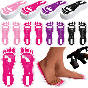 Suhine spray tan feet pads in pink protect soles from staining during sunless tanning sessions.