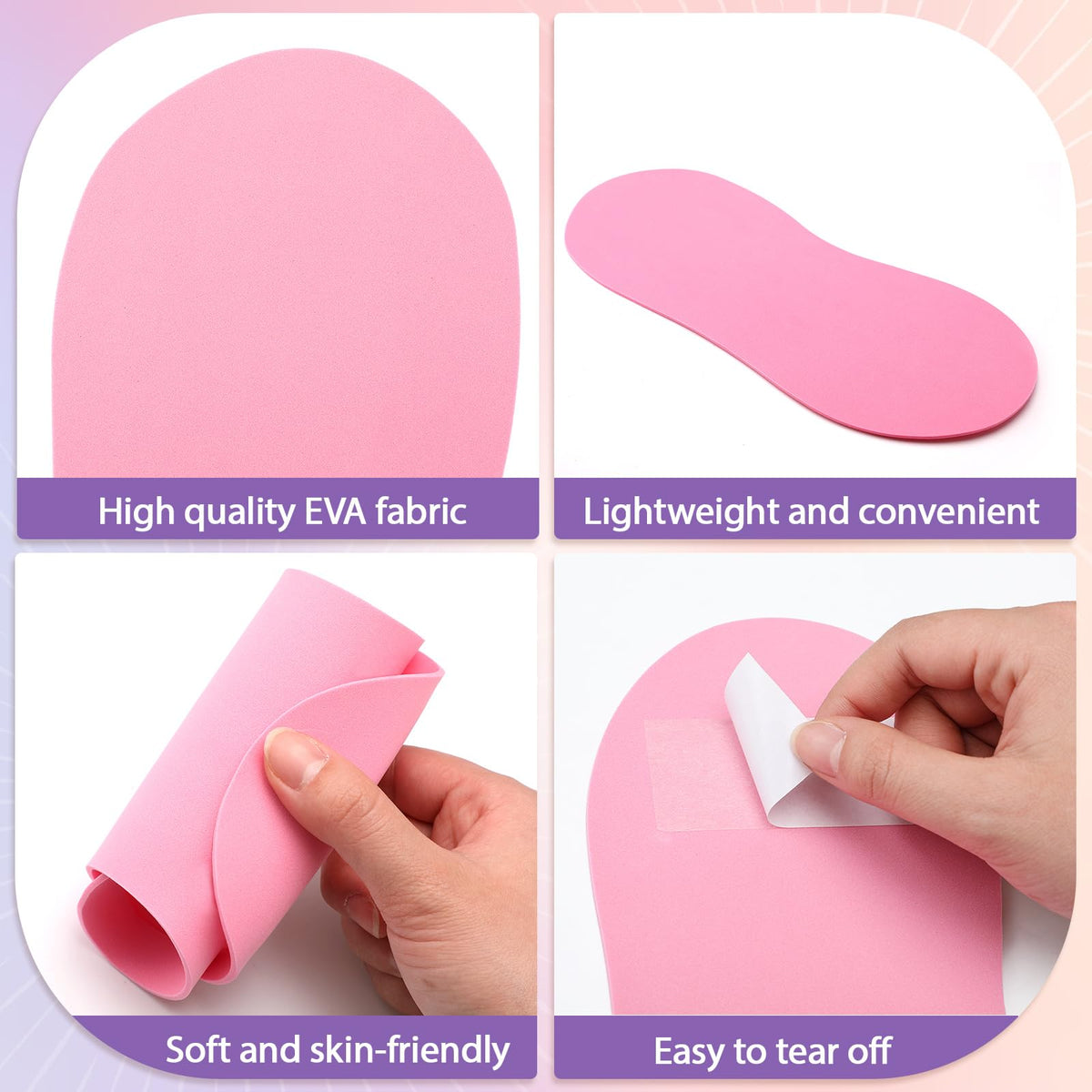 Suhine bulk spray tan feet pads ideal for salon and home use.