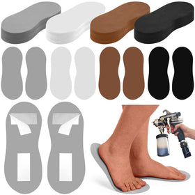 Suhine spray tan feet pads gray for mess-free at-home tanning and comfortable protection