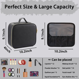 Detachable SUILU vanity mirror with adjustable angles for flexible setups.