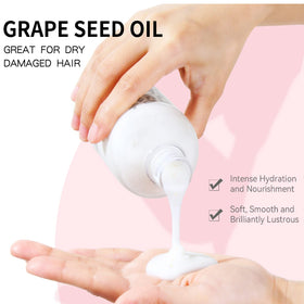 Suisuaie hair after wash glow illustrating improved manageability.