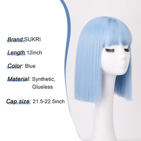 Breathable mesh cap on SUKRI wig for comfort