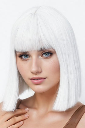 SUKRI heat-resistant-synthetic-wig-white stays neat and resists tangling.