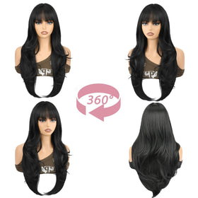 SUKRI Long Wavy 26-Inch Wig for parties or cosplay
