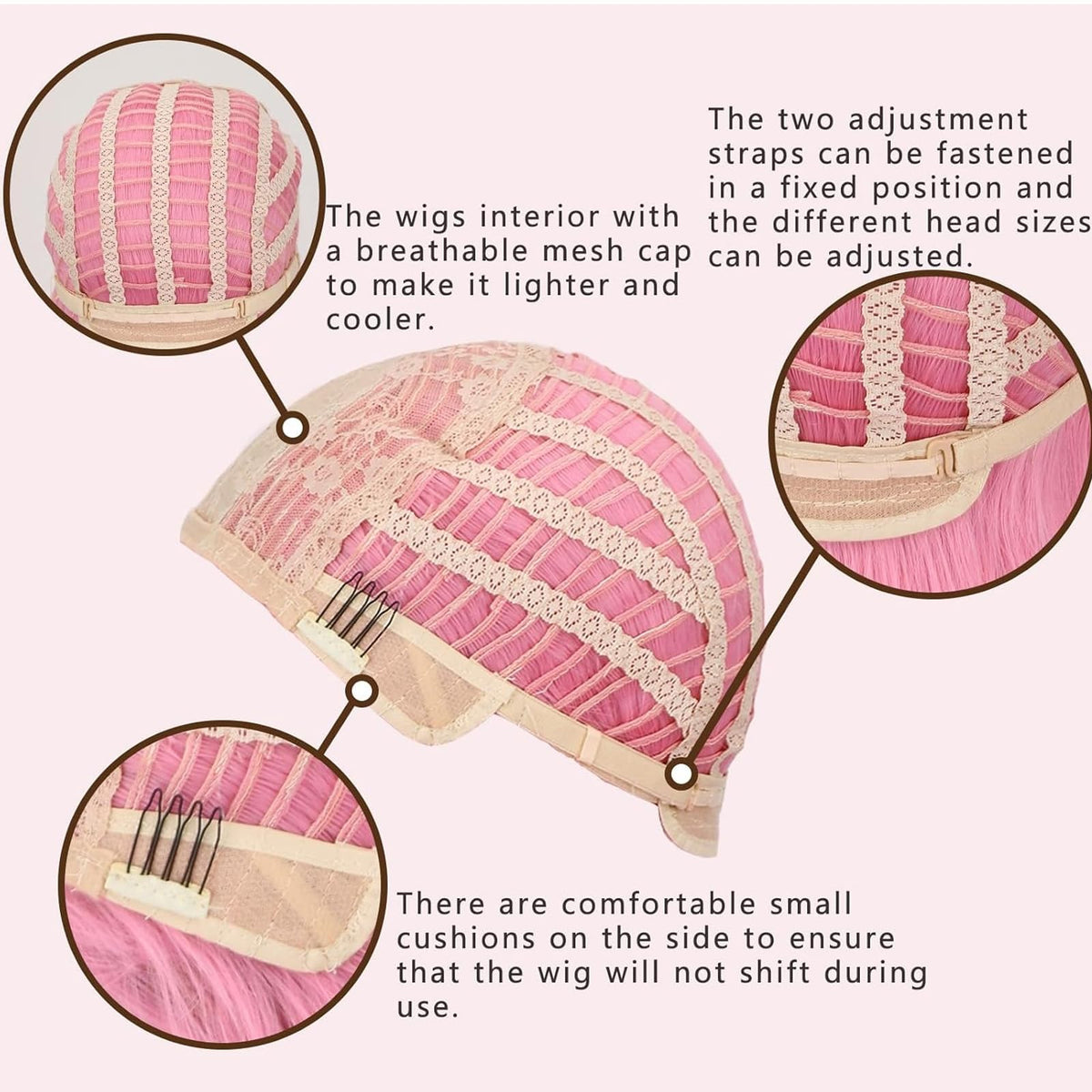 SUKRI pink wig care tips to extend life