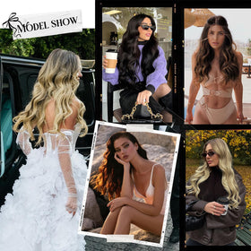 SUKRI 26-inch black wig ideal for weddings and parties