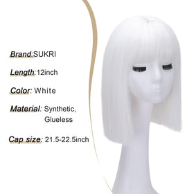 SUKRI white-wig-for-cosplay-daily-use is versatile for events.