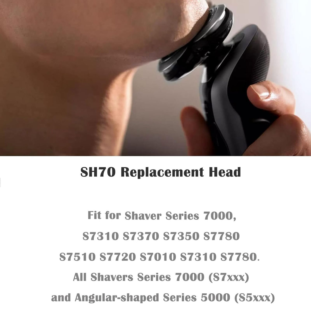Suleto SH70-71 comfort glide rings reduce irritation for gentle passes.