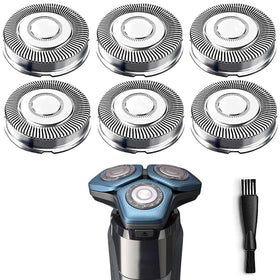Suleto SH70-71 replacement heads close-up for smooth shaves with Series 7000 compatibility.
