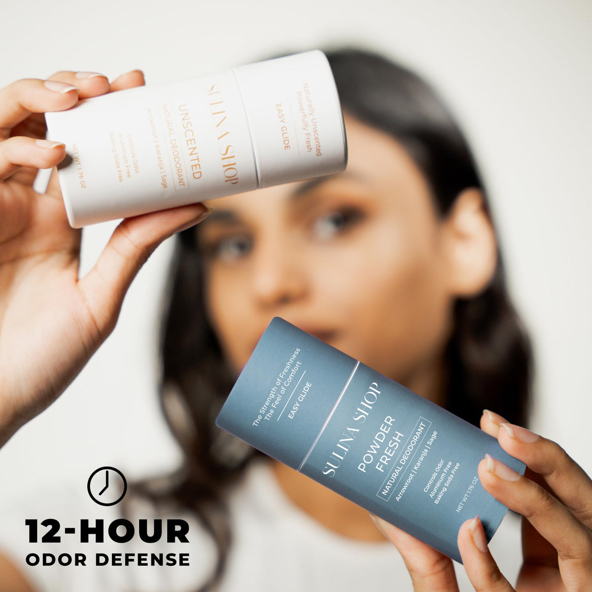 Powder Fresh application glide, smooth and non-sticky