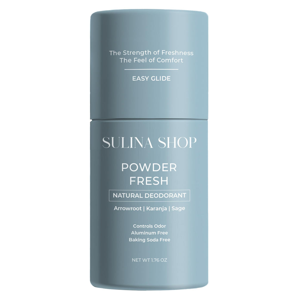 Sulina Shop Powder Fresh packaging front, aluminum-free protection