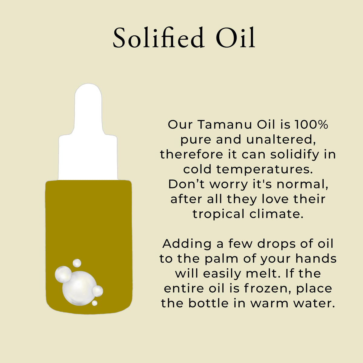 Sulina Tamanu Oil label highlights cruelty-free certification and purity.