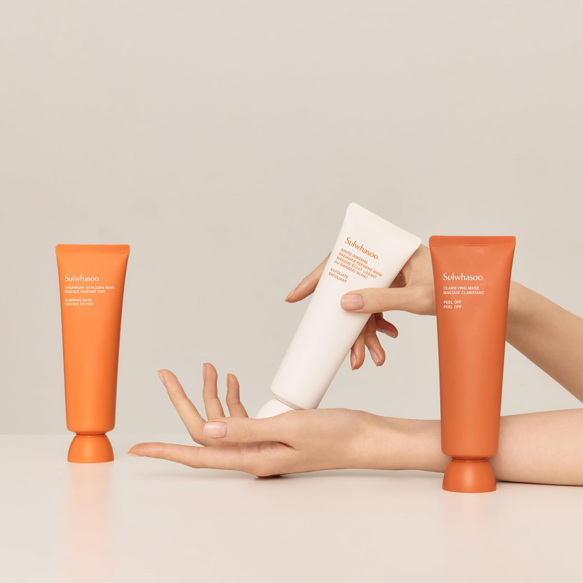 Sulwhasoo Clarifying Mask weekly routine setup for mindful skincare.