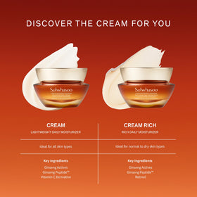 Cream being massaged into skin to illustrate daily self-care routine with Sulwhasoo.