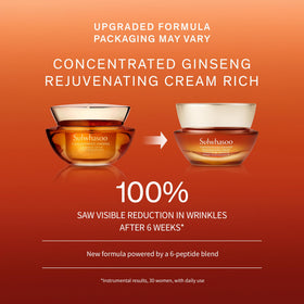 Sulwhasoo Concentrated Ginseng Rejuvenating Cream Rich texture closeup hints creamy richness and premium care.