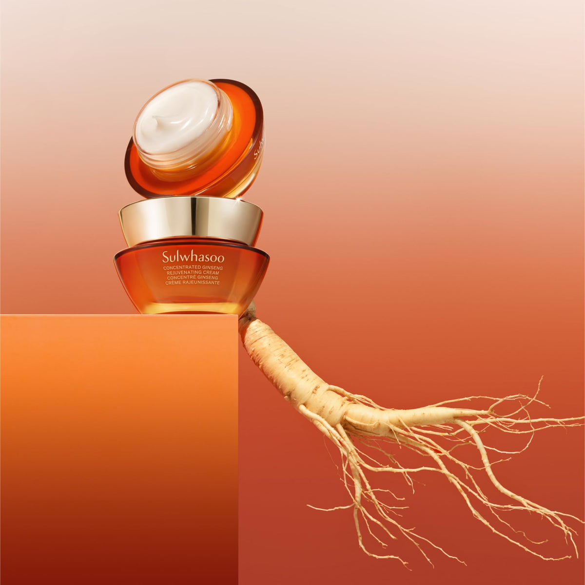 Vitamin C derivative in Sulwhasoo cream offering antioxidant protection for brighter-looking skin.