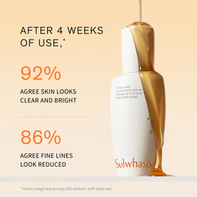 Sulwhasoo First Care Activating Serum dropper detail showing even application and hydration