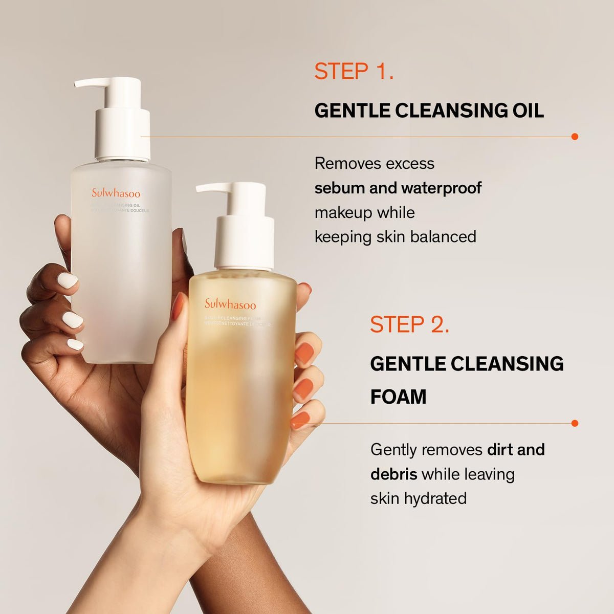Sulwhasoo maintains hydration after cleansing with Hydra Capture Complex.