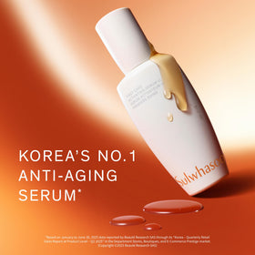 Sulwhasoo Korean Herb Extract blend image suggesting deep hydration and antioxidant protection